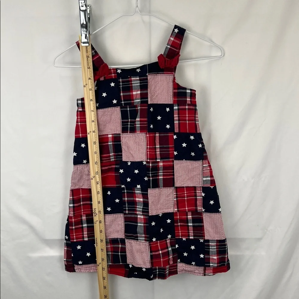 Gymboree - Size 6 - Girls Dress - Quilted - Americana - Red, White, Blue